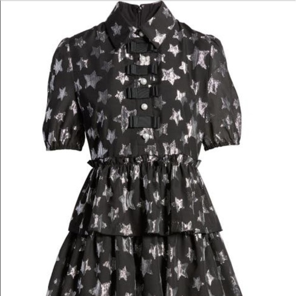 Halogen Dresses & Skirts - Black Chiffon Star dress Halogen 18 (similar to a 16W)